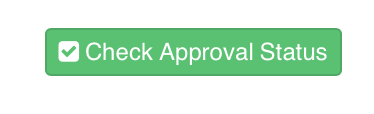 Use Check Approval Status to review roster issues.